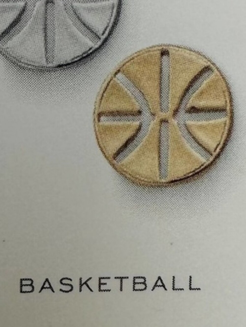 KEEP Collective Gold Basketball Charm